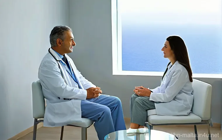 몰타 의료 시스템 - **Modern Public Hospital Scene:** A wide, bright, and impeccably clean interior shot of Mater Dei Ho...